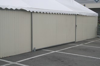 Tente de stockage acier